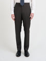 Brown Dartmouth Wool Dress Trouser