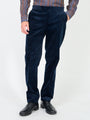 Navy Hatfield Cord Dress Trouser