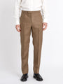 Taupe Evering Linen Dress Trouser