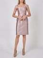 Marie Dress Twilight Pink Silk Douppion