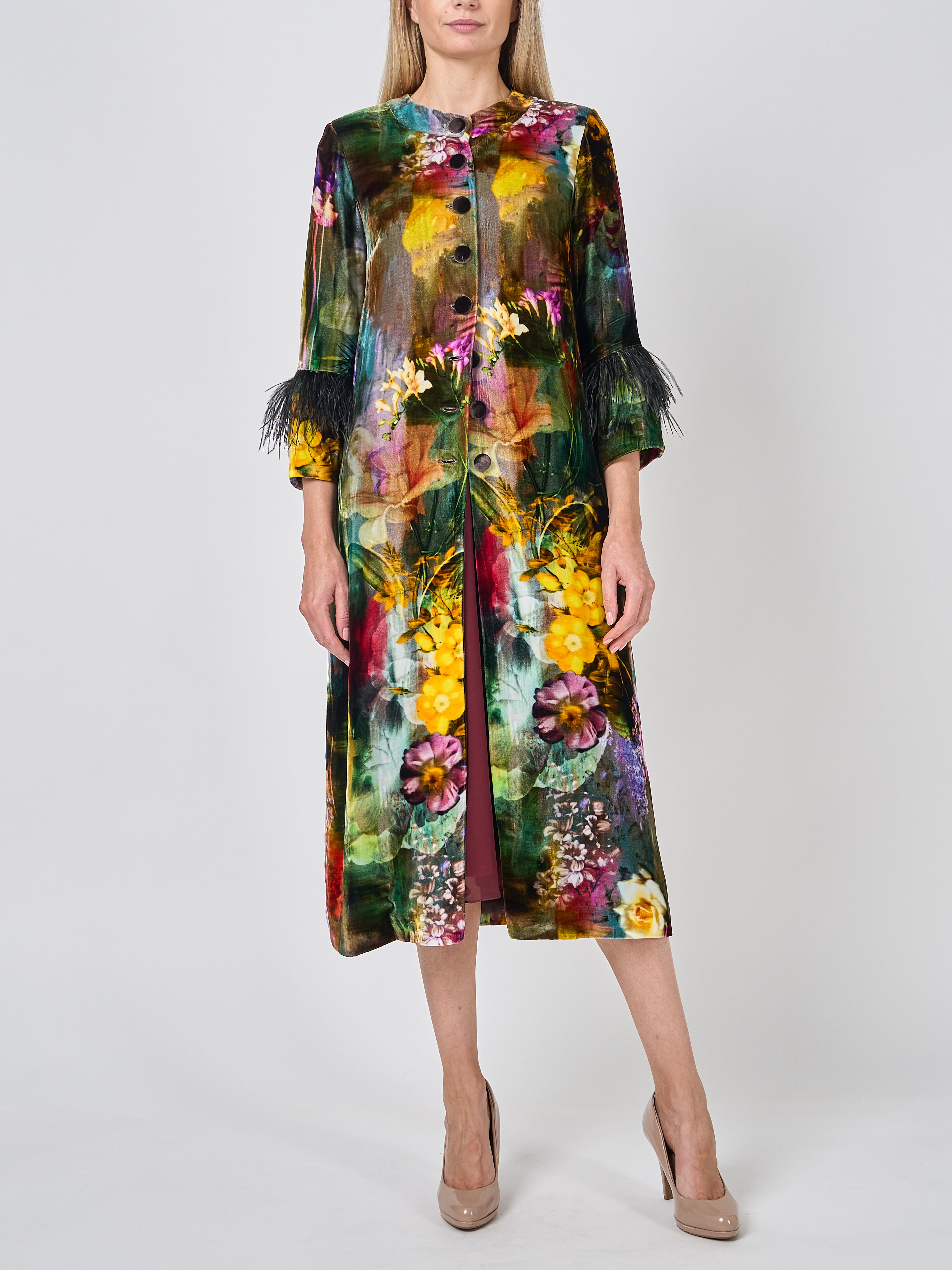 Silk duster coat online