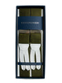 Forest Green Douppion Silk Braces