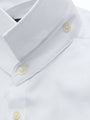 White Sloane Cotton Bib Grandad Shirt