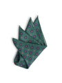 Green Chartwell Silk Pocket Square