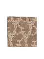 Mocha Rhae Linen Pocket Square