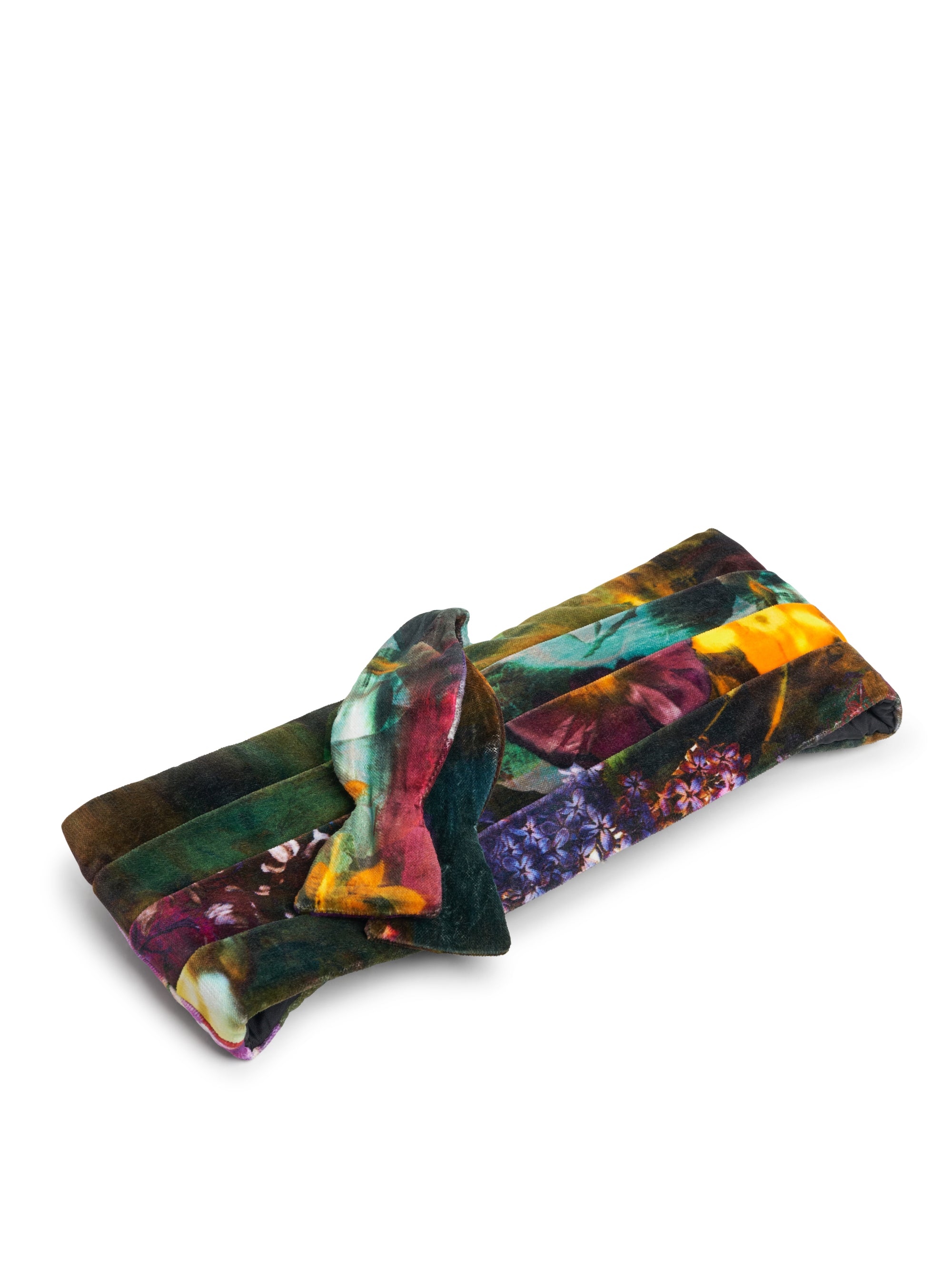 Multi Idris Floral Cotton Pleated Cummerbund &amp; Bow Tie Set