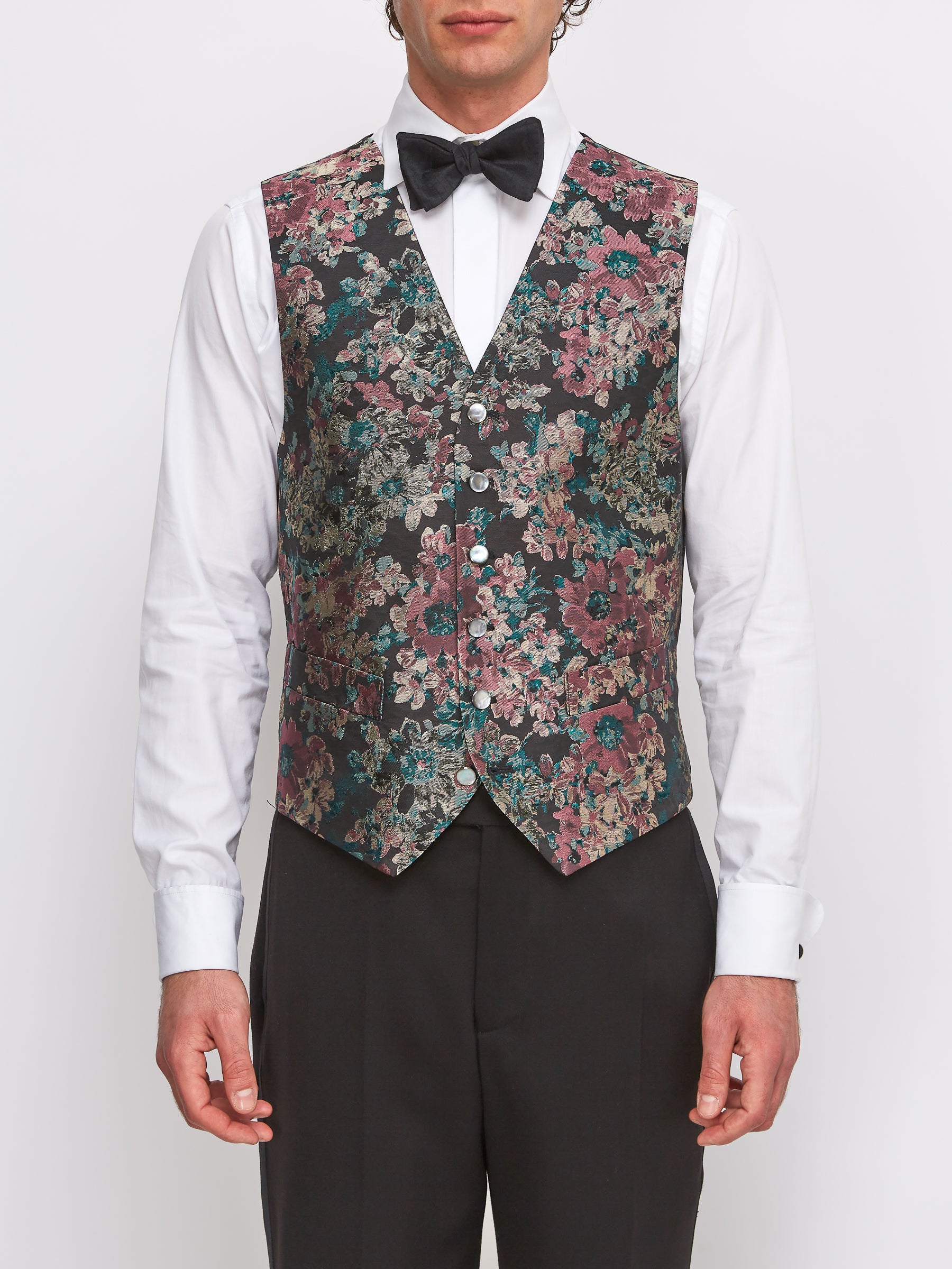 Pink Chatsworth Silk Single Breasted 6 Button Waistcoat – Favourbrook