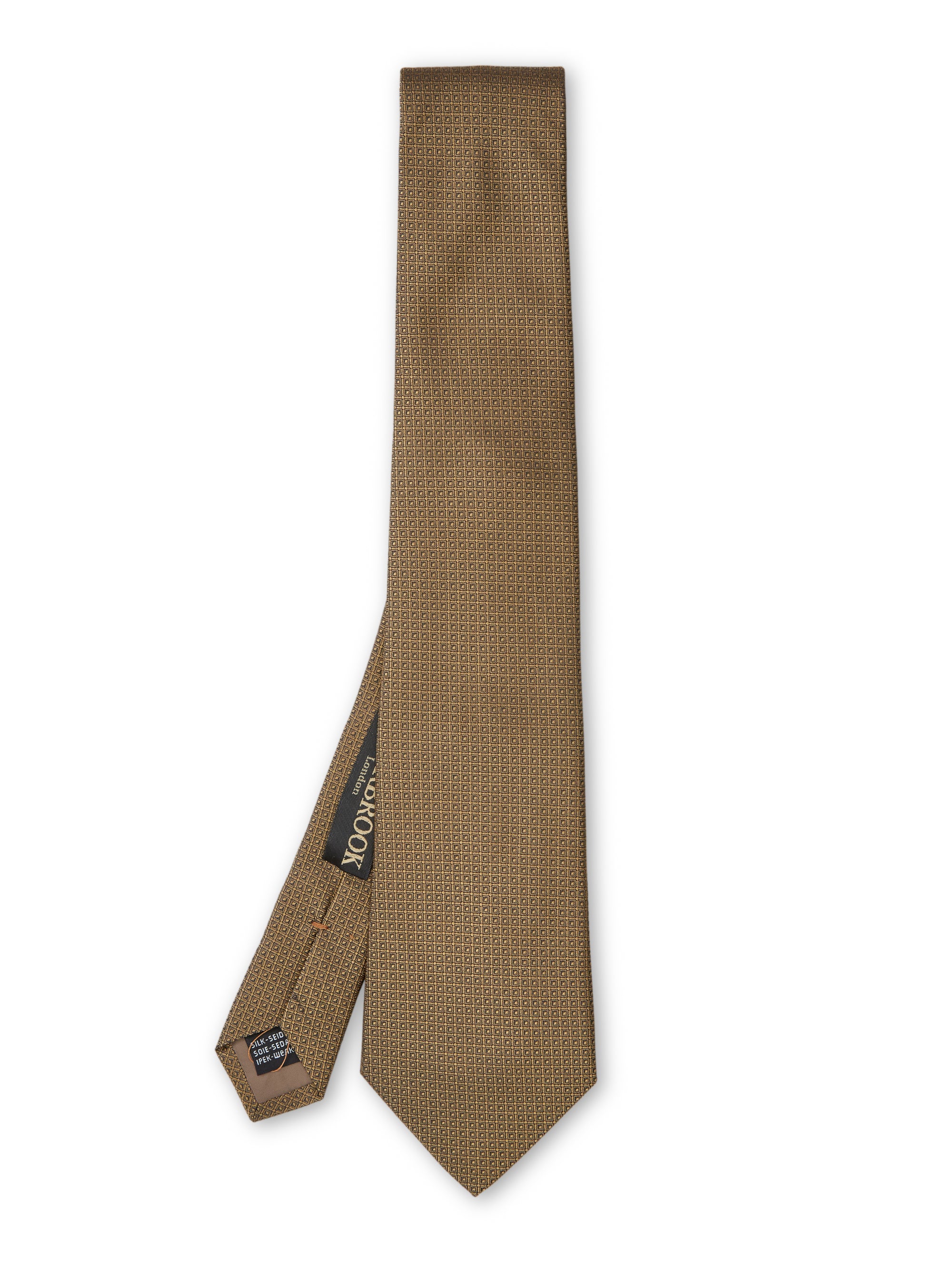 Bronze Bayswater Silk Tie