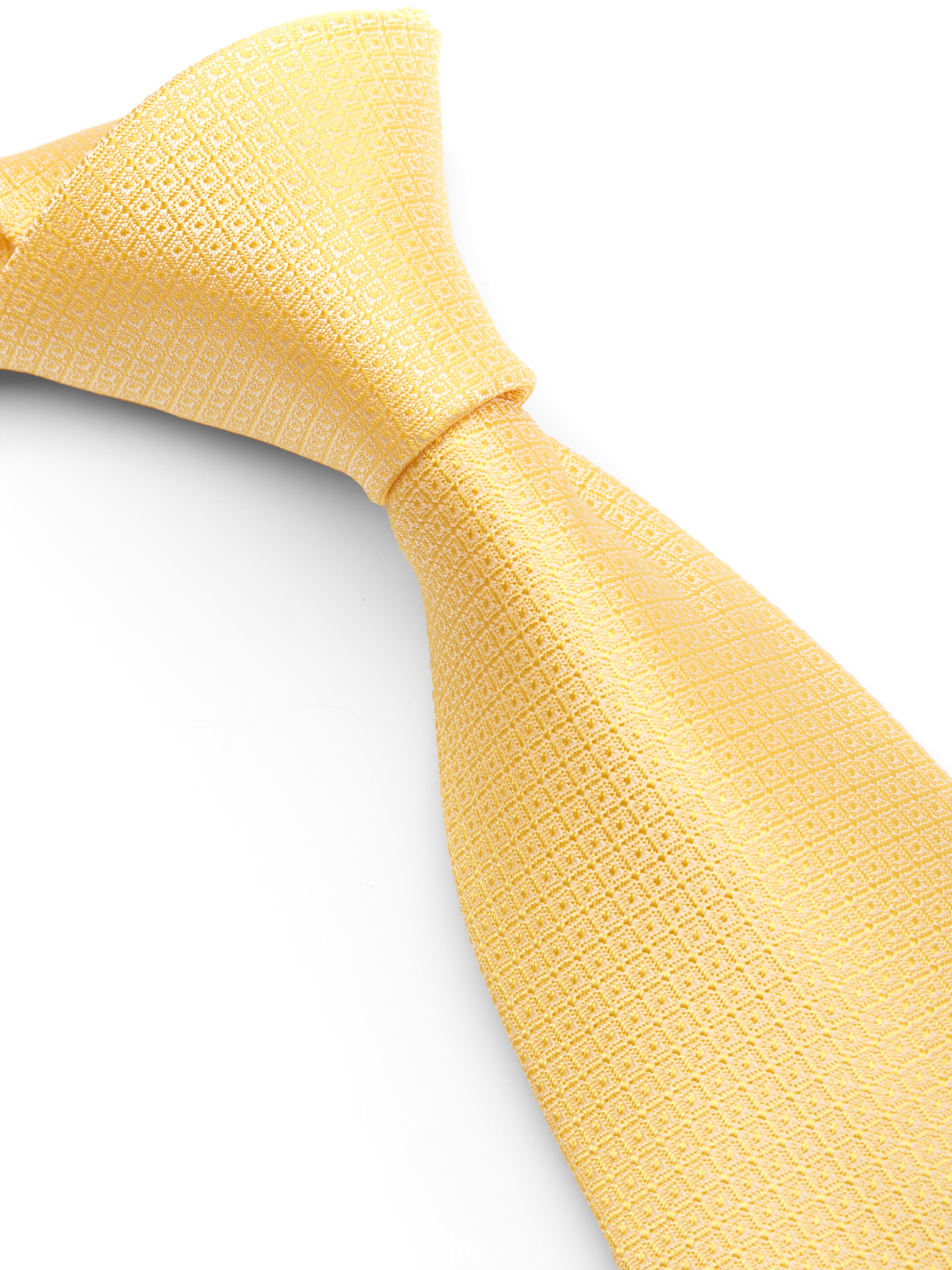 Yellow Bayswater Silk Tie