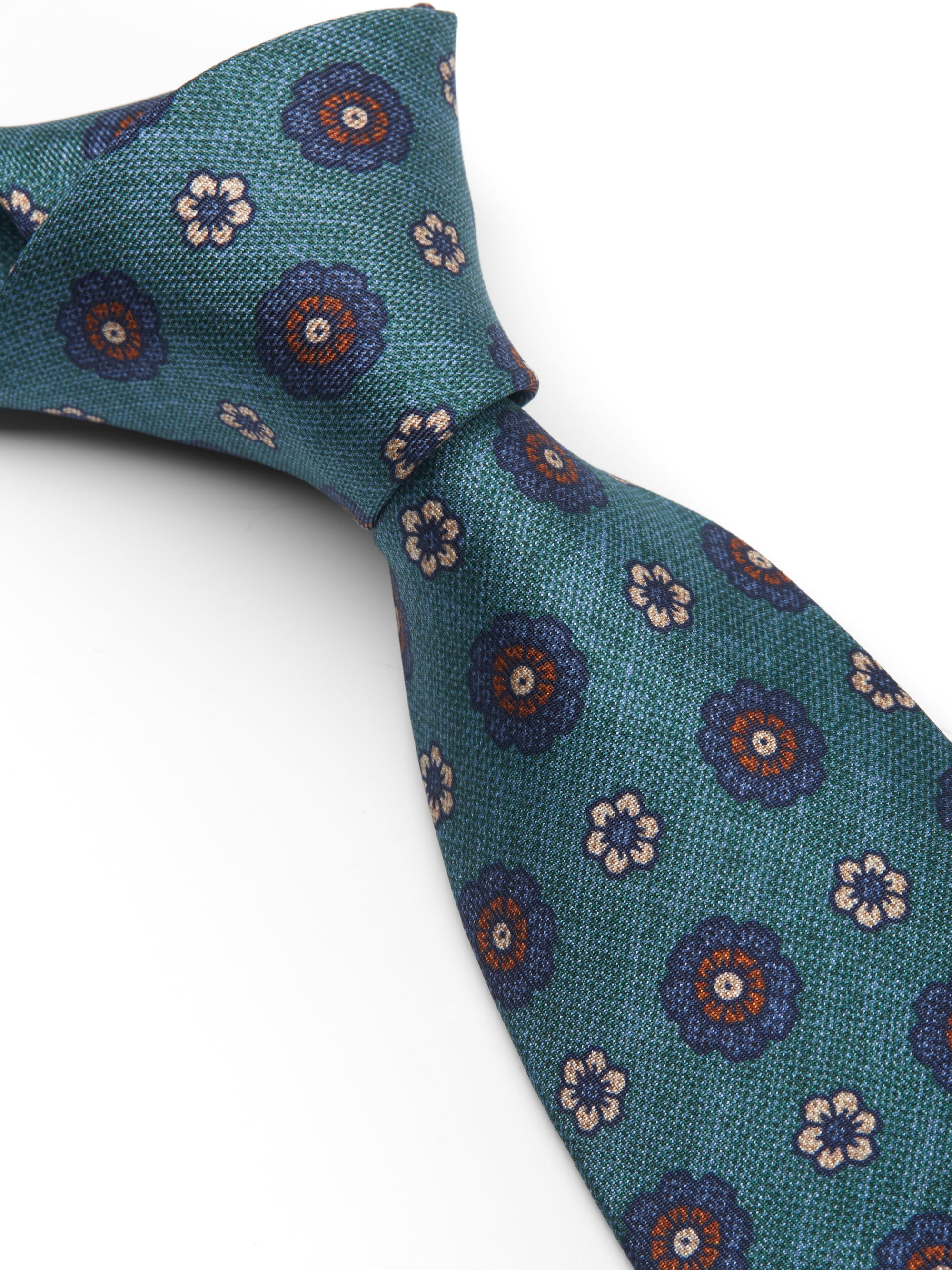 Teal Chartwell Silk Tie