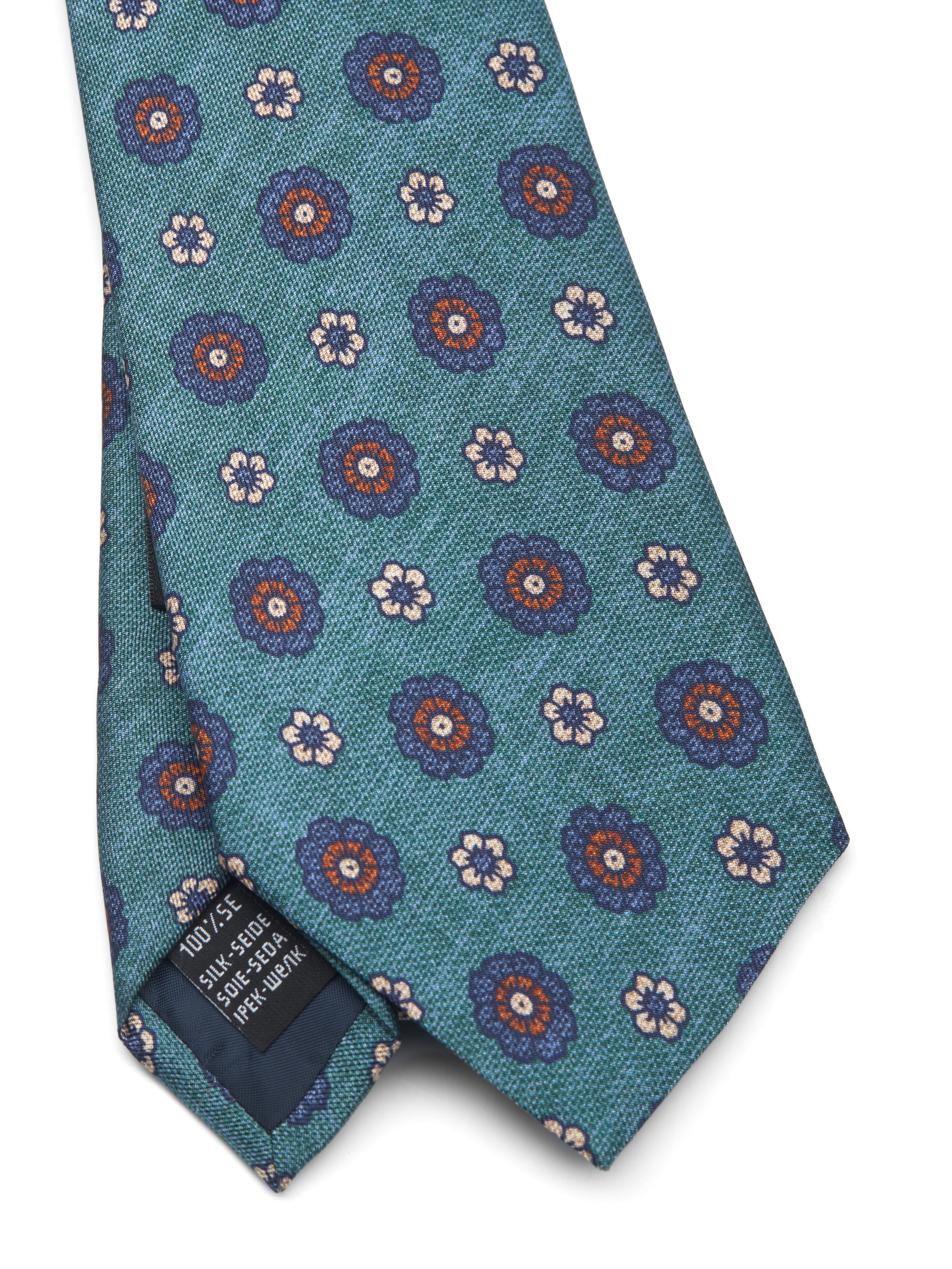 Teal Chartwell Silk Tie