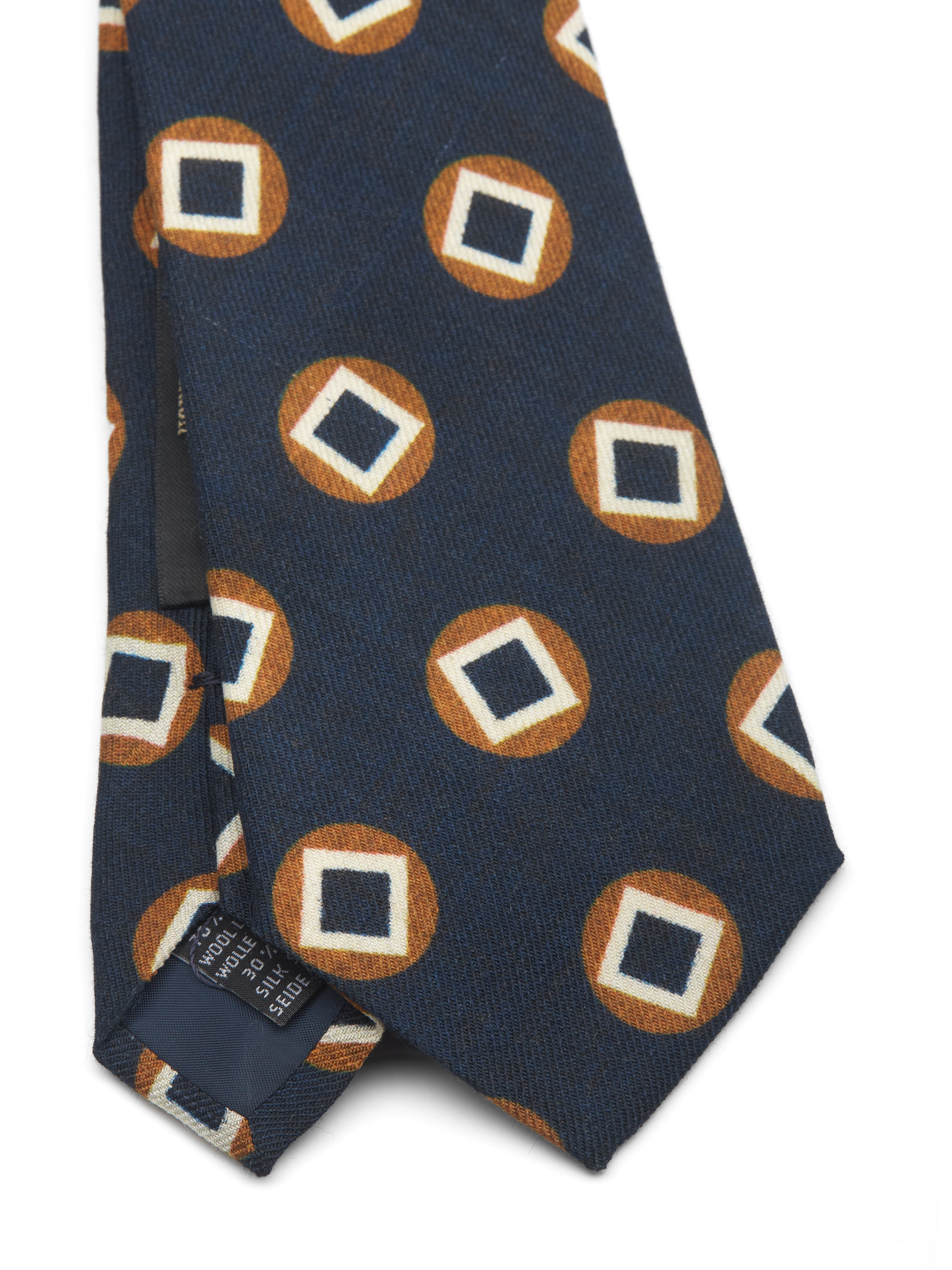 Navy Clivedon Silk Tie