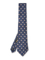 Navy Osterley Silk Tie