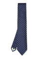 Navy Pickwick Silk Tie