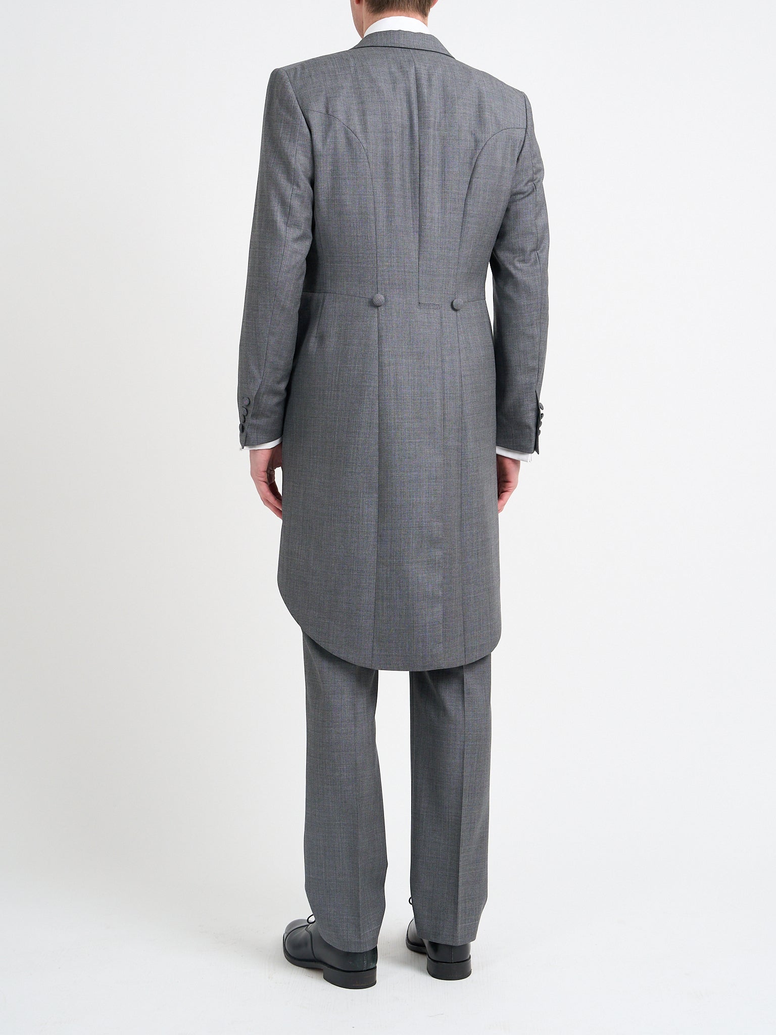 Light Grey Furlong Wool Morning Coat