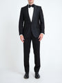 Black Clarendon Shawl Lapel Dinner Jacket — front