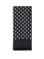 Black Thornbury Silk Scarf