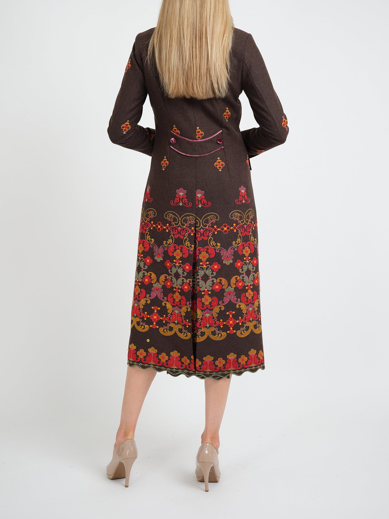 Bloomsbury Coat Brown Brockwell Wool