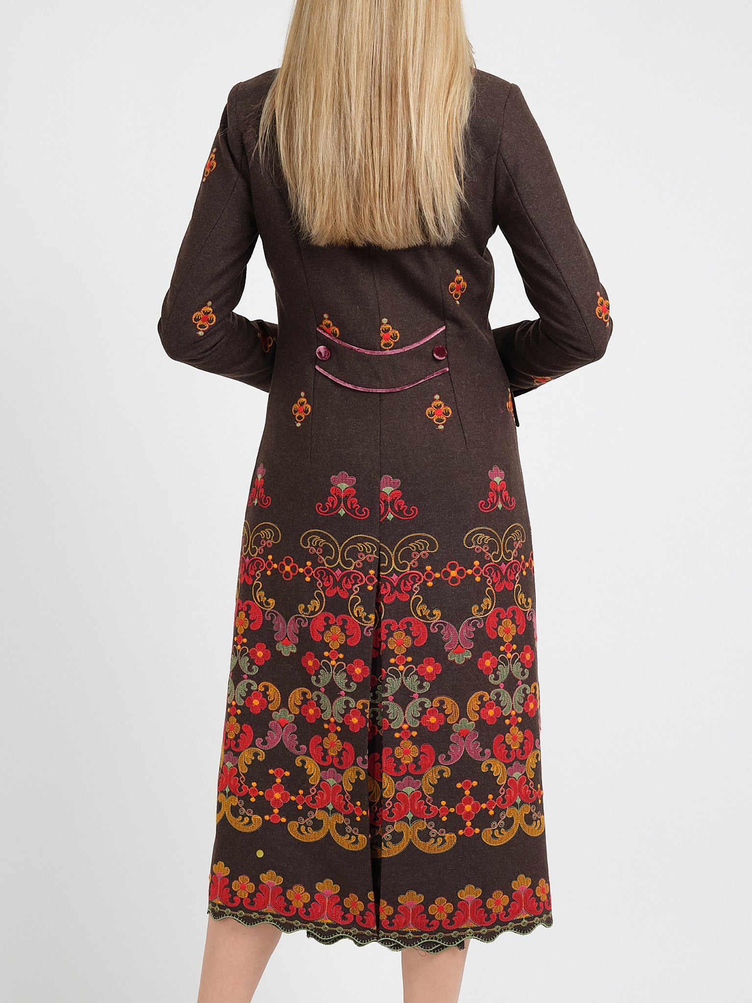 Bloomsbury Coat Brown Brockwell Wool