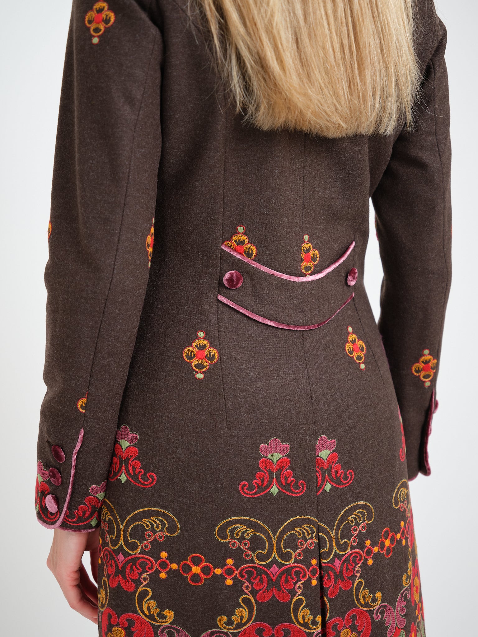 Bloomsbury Coat Brown Brockwell Wool
