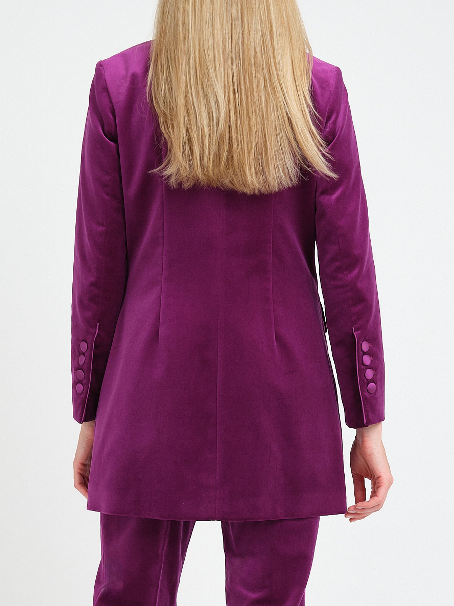 Camden Jacket Iberian Wine Cotton Velvet