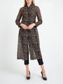 Carnaby Coat Black Stotfold Silk Organza
