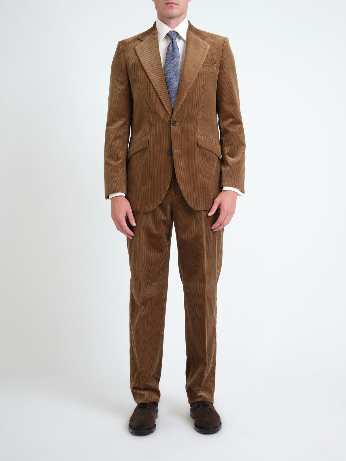 Caramel Britford Corduroy Cooper Jacket — front