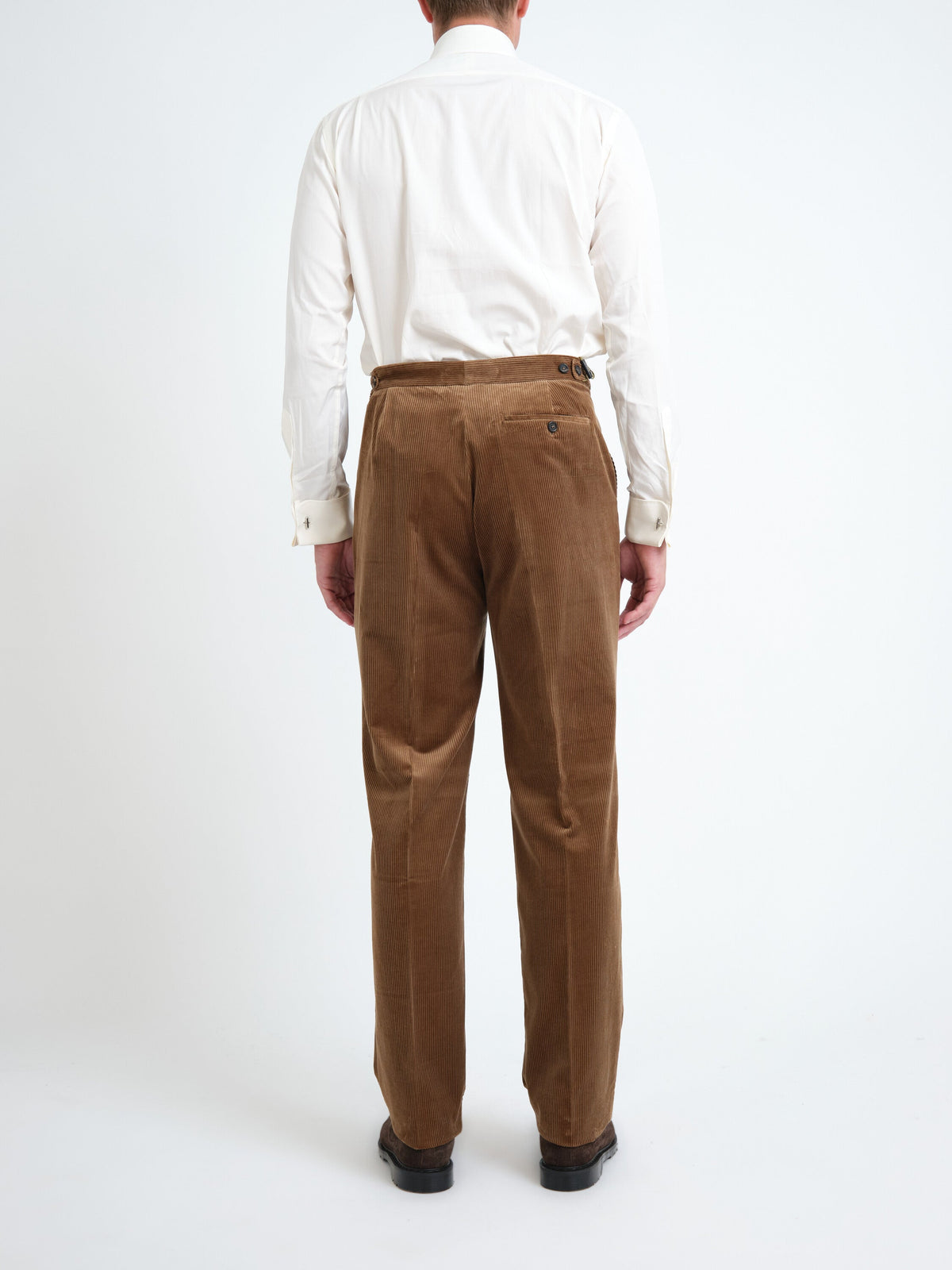 Caramel Britford Corduroy Cooper Trouser — back