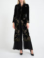 Carnaby Coat Black Thenford Silk Velvet