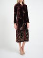 Carnaby Coat Prune Papavar Silk Velvet