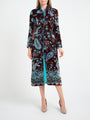 Carnaby Coat  Rust Kew Silk Velvet