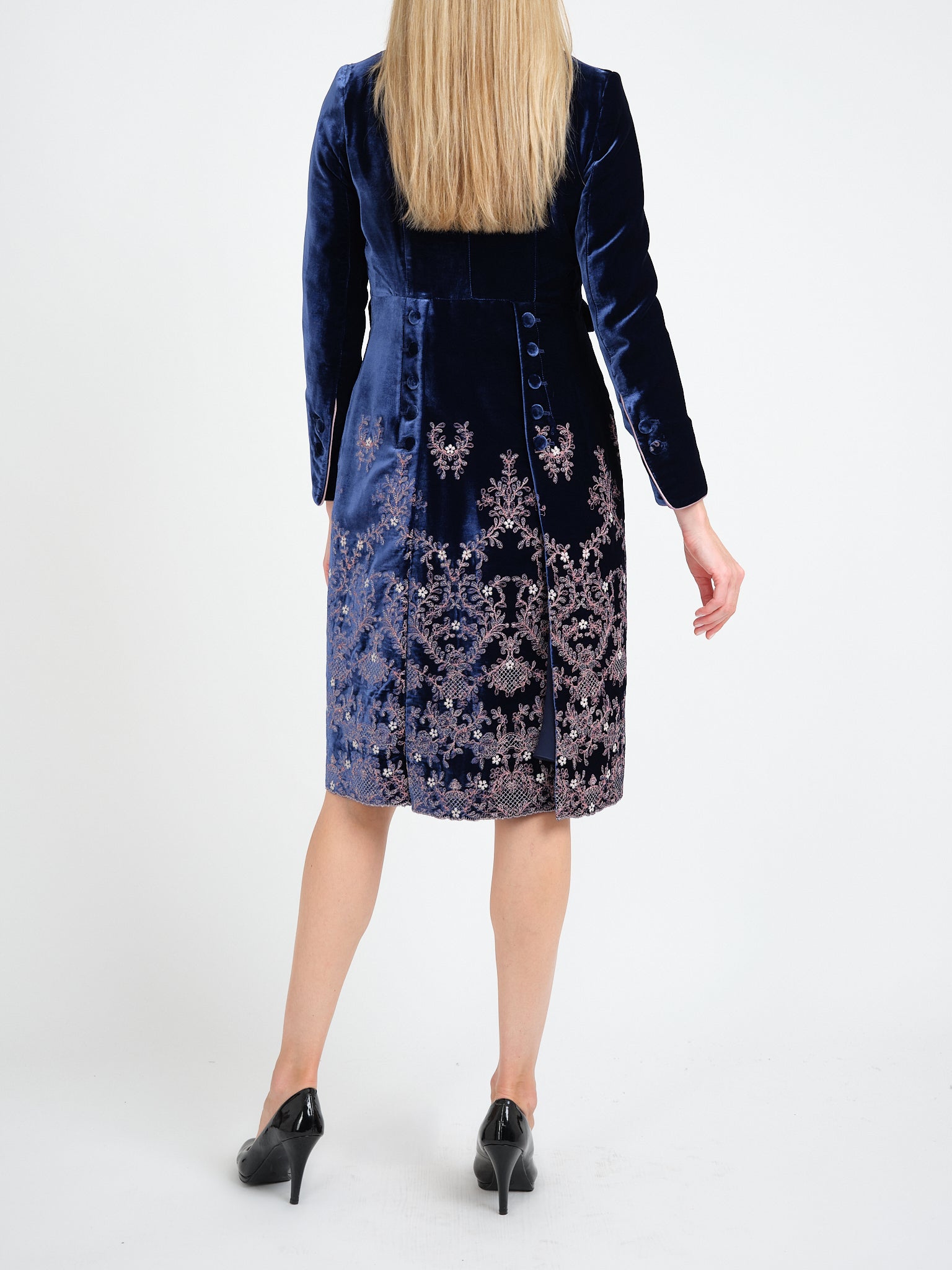 Eton Coat Royal Blue Hengrave Silk Velvet