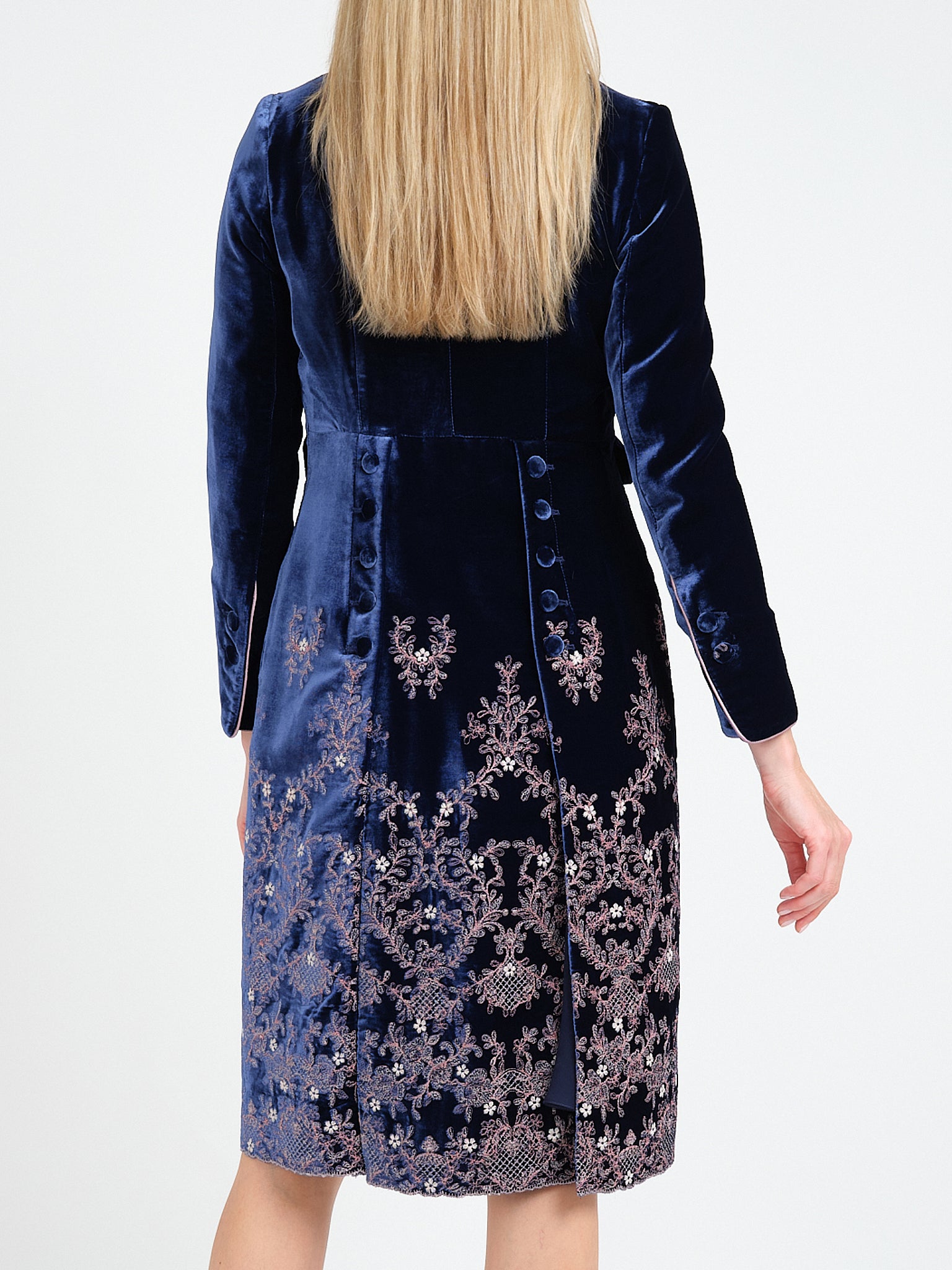 Eton Coat Royal Blue Hengrave Silk Velvet