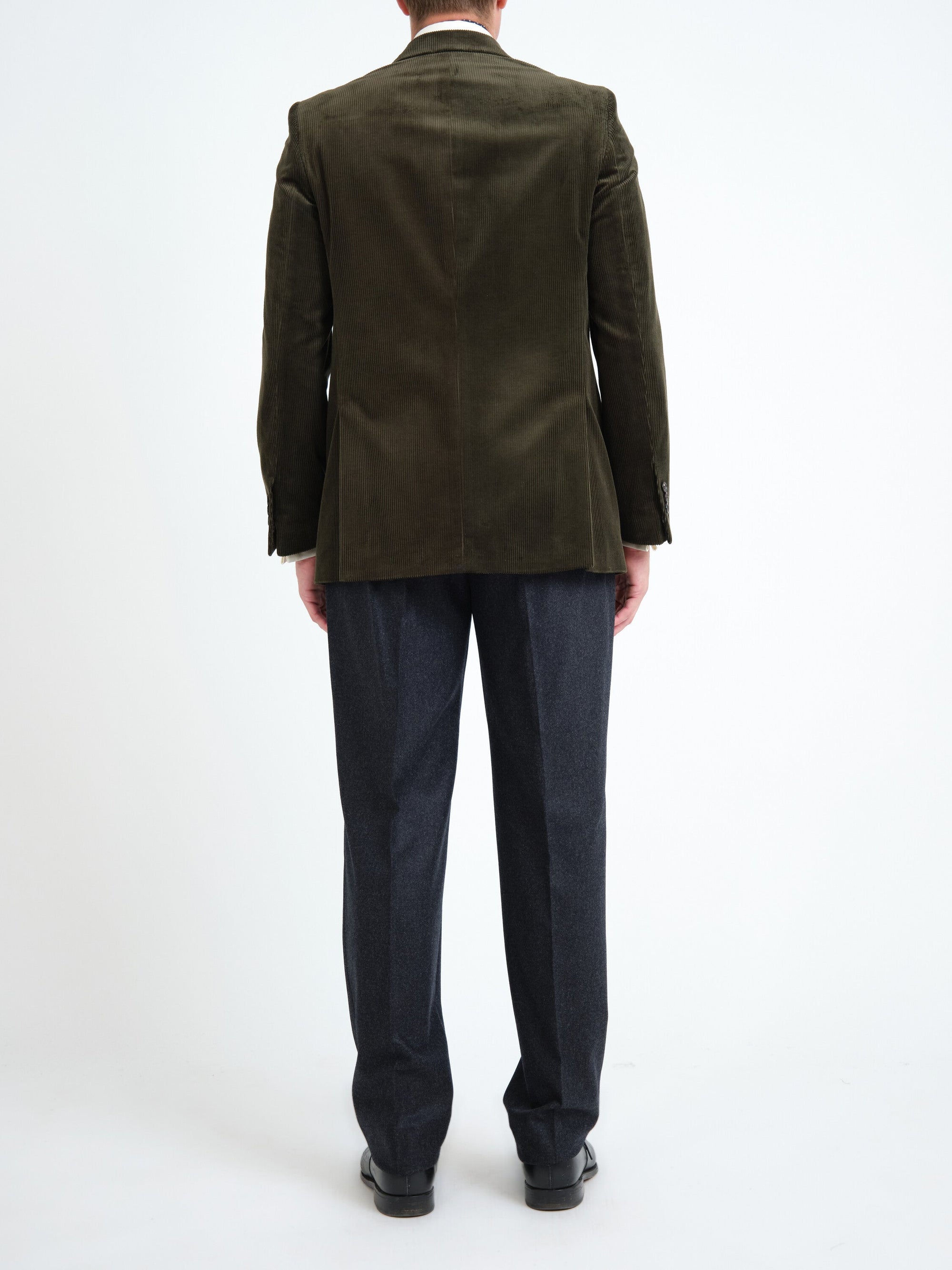 Green Britford Corduroy Cooper Jacket — back