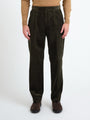 Green Britford Corduroy Cooper Trouser — front, cropped