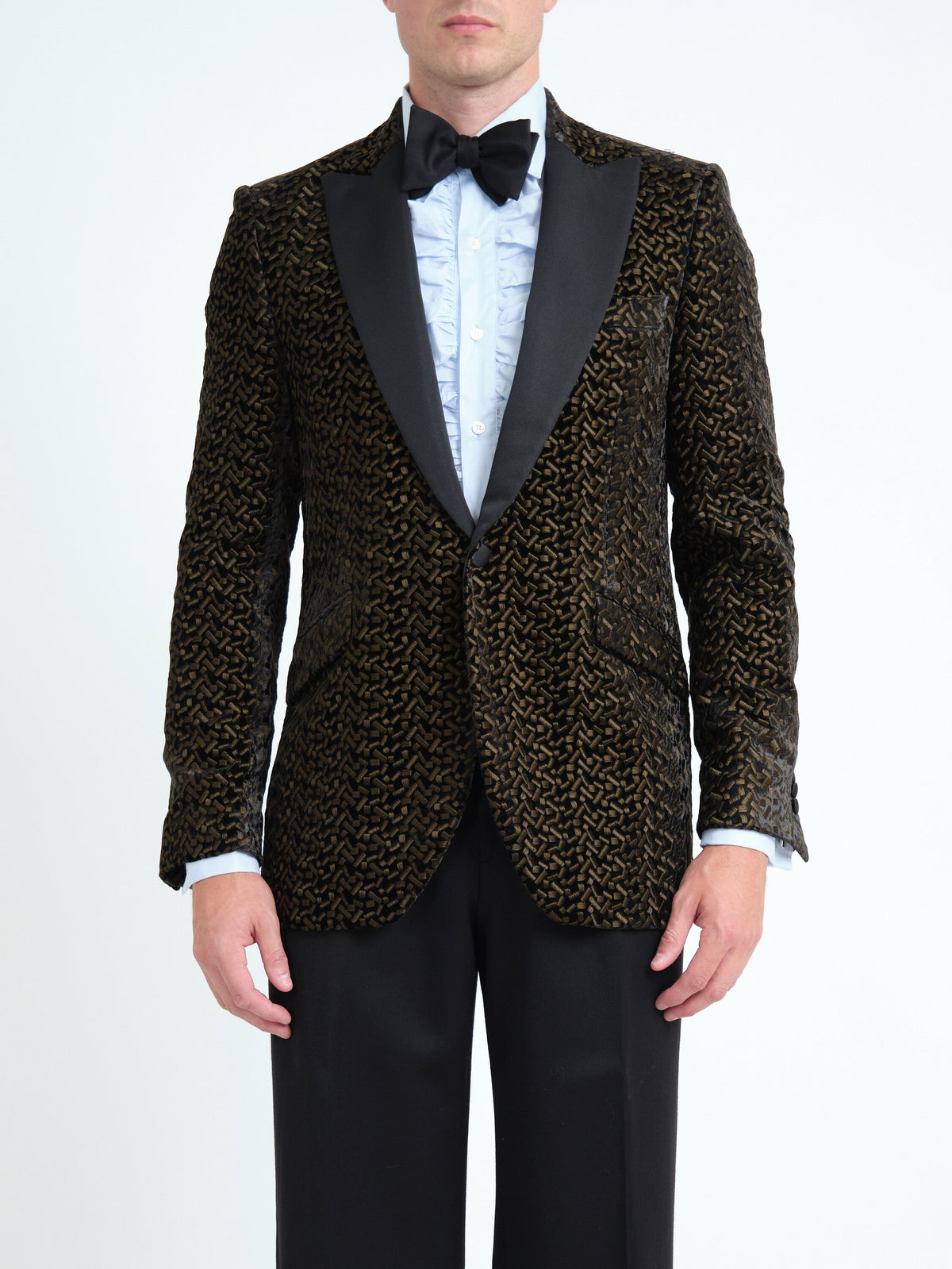 Green Nene Dinner Jacket — front, cropped