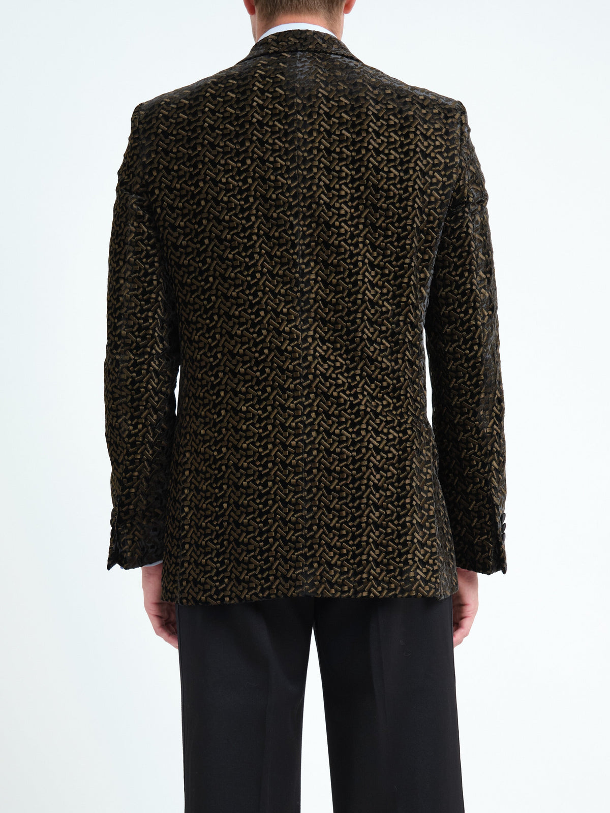 Green Nene Dinner Jacket — back, cropped