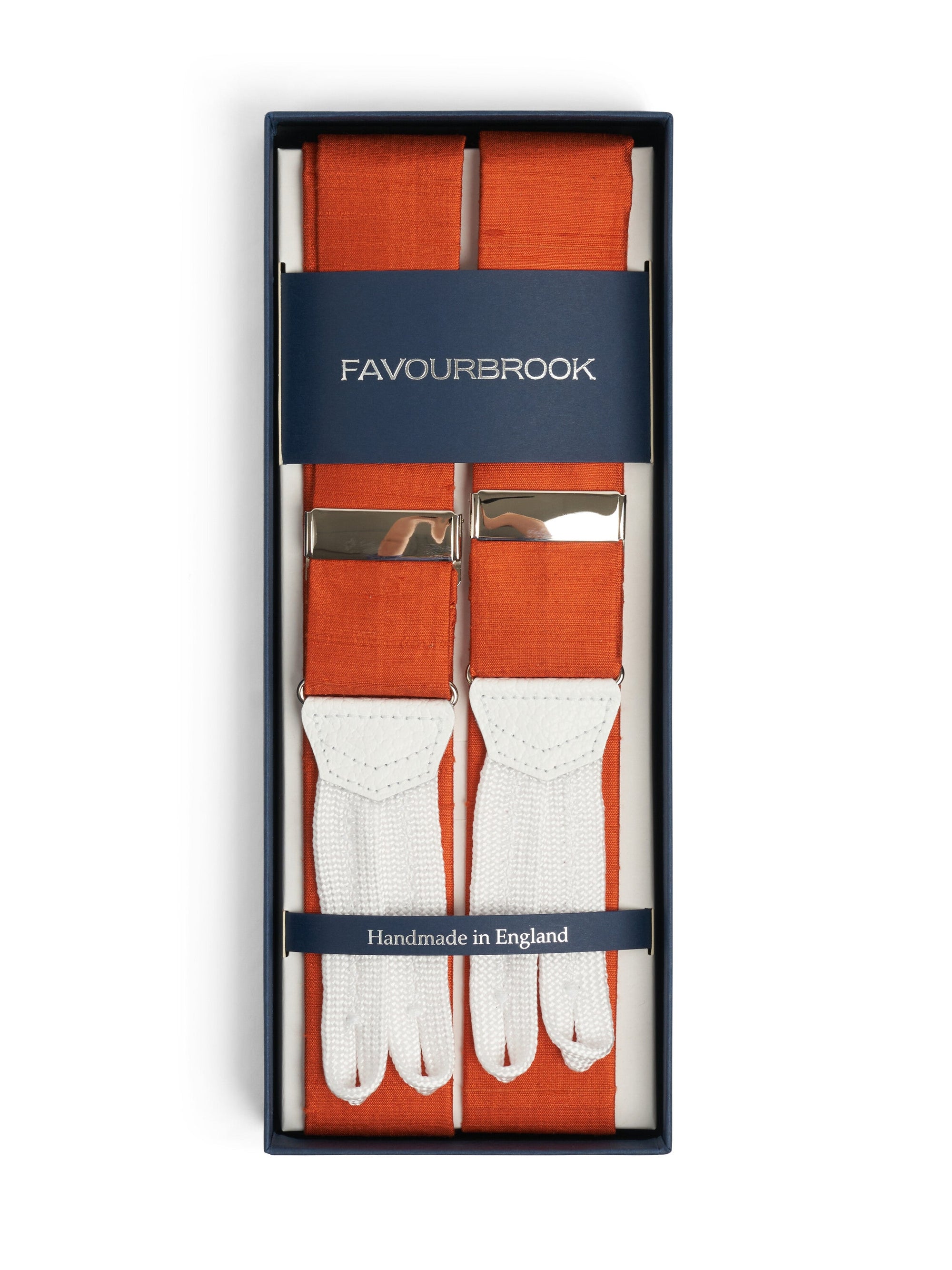 Java Douppion Silk Braces — flat