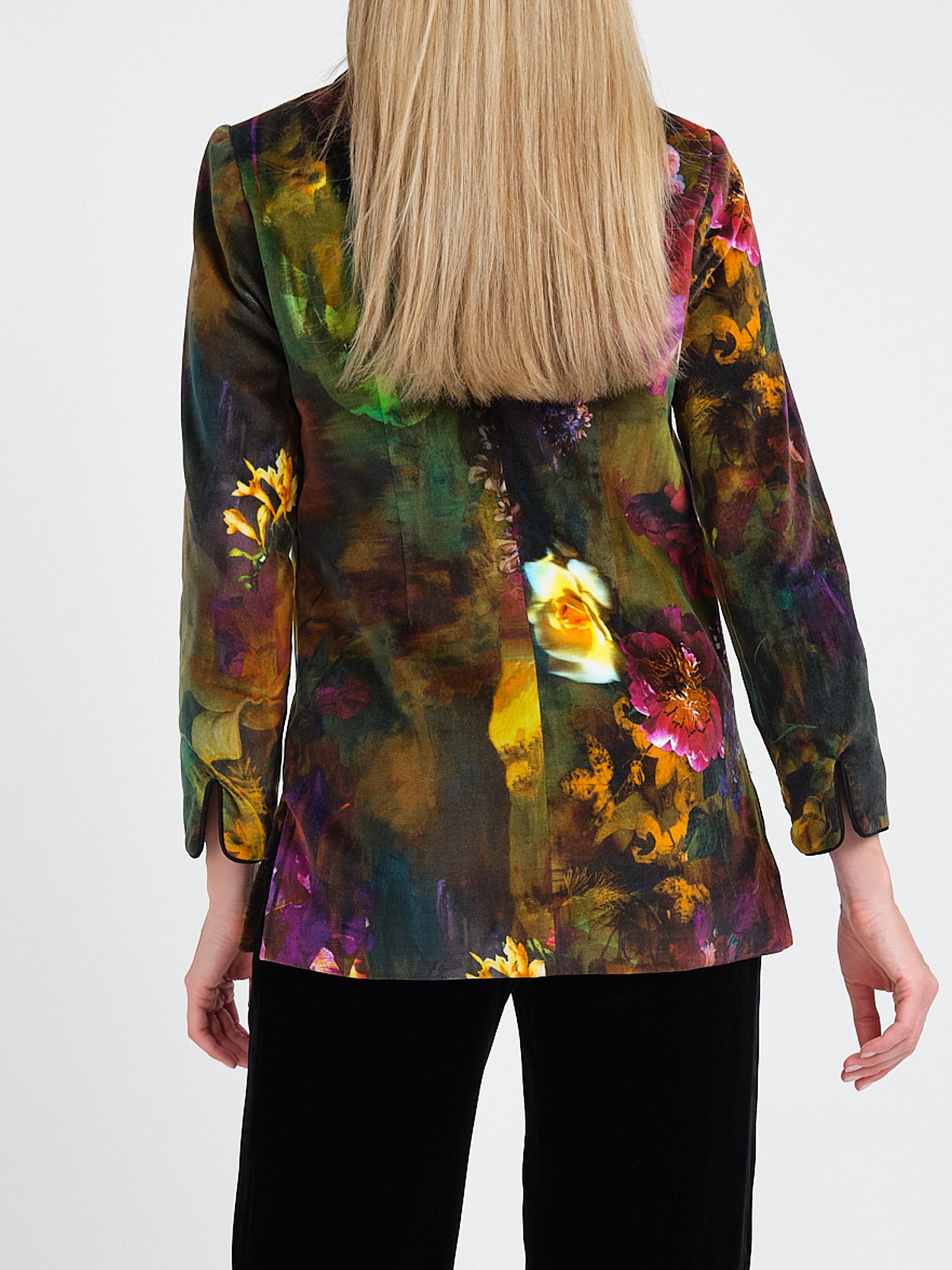 Lounge Jacket Multicoloured Idris Cotton Velvet