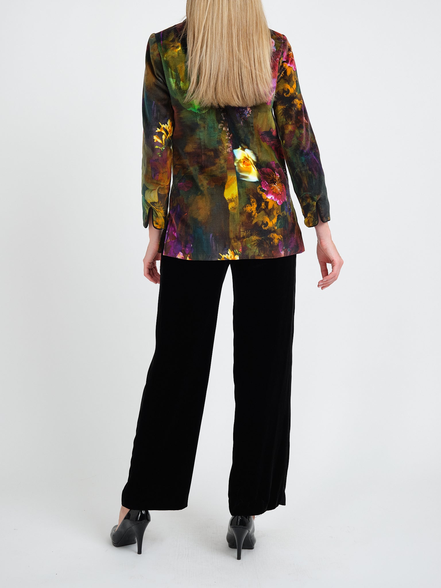 Lounge Jacket Multicoloured Idris Cotton Velvet