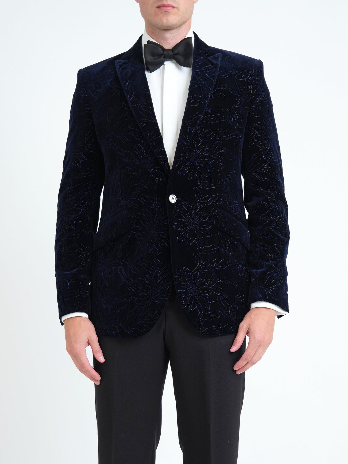 Navy Wardour Newport Jacket — front, cropped