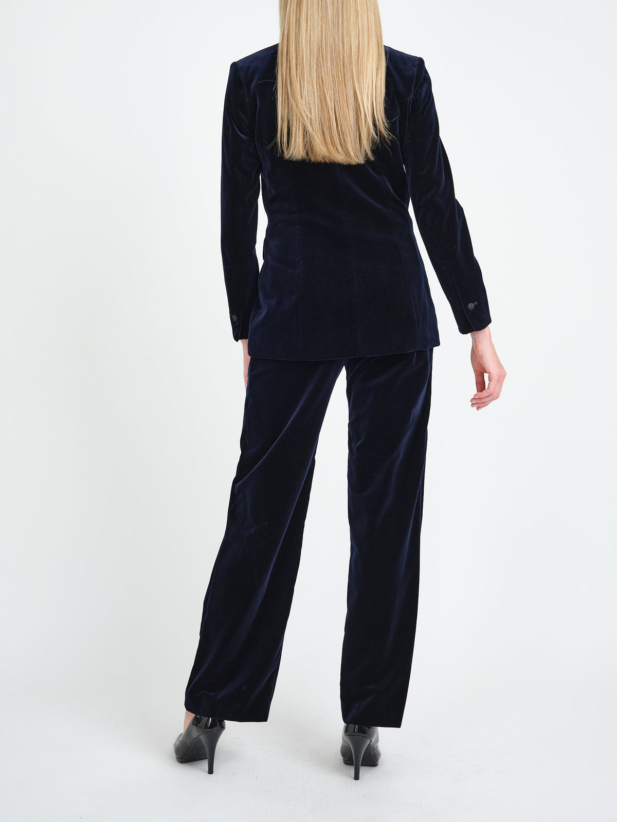 Dinner Jacket Navy Mayfair Cotton Velvet