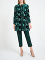 Swing Jacket Green Melford Silk Velvet