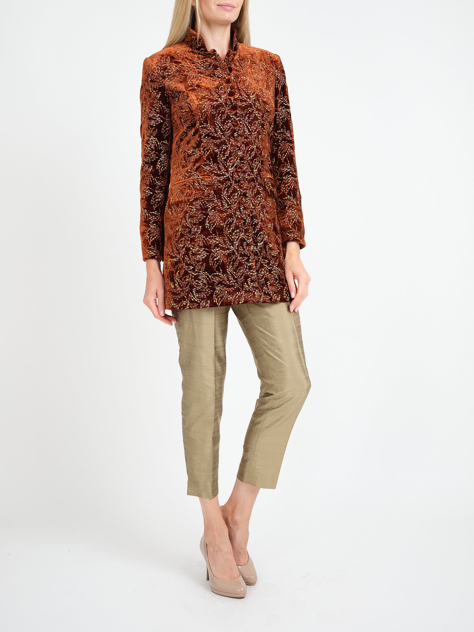 Camden Jacket Fox Brown Stotfold Silk Velvet