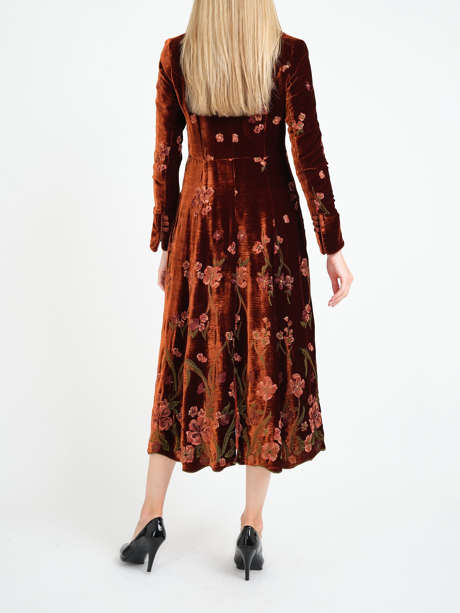 Whitehall Coat Fox Brown Caswell Silk Velvet