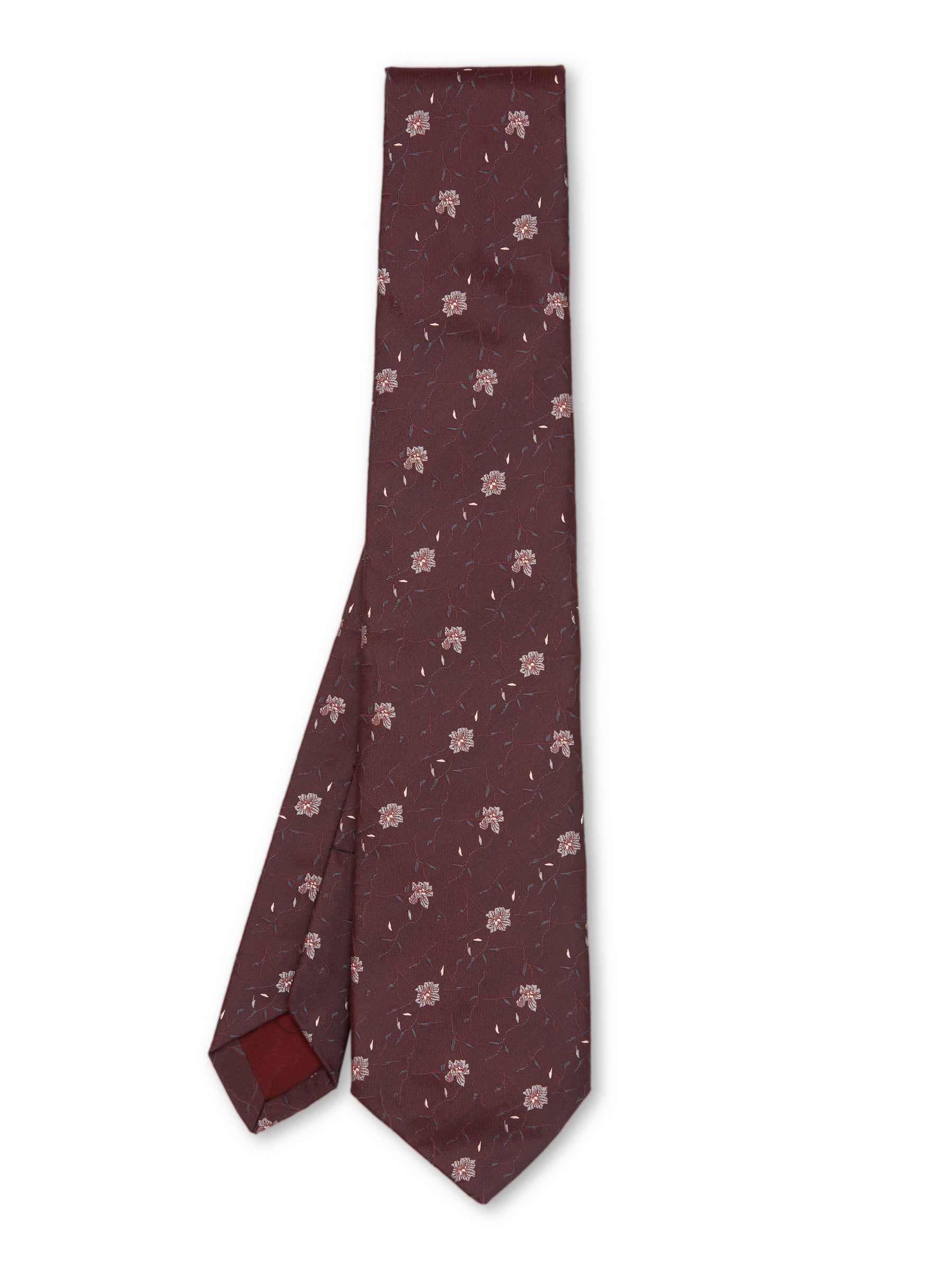 Burgundy Florence Silk Tie