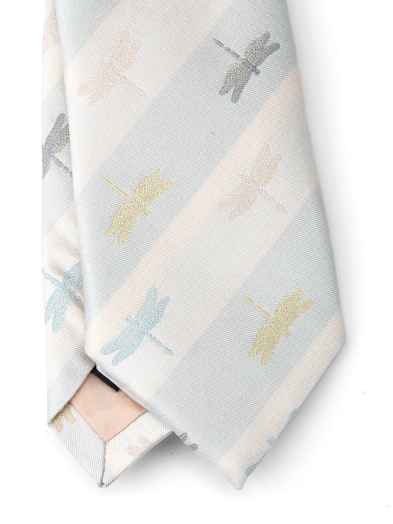 Multi Dragonfly Silk Tie