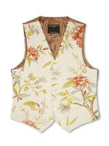 GP Linen Single Breasted 6 Button Waistcoat