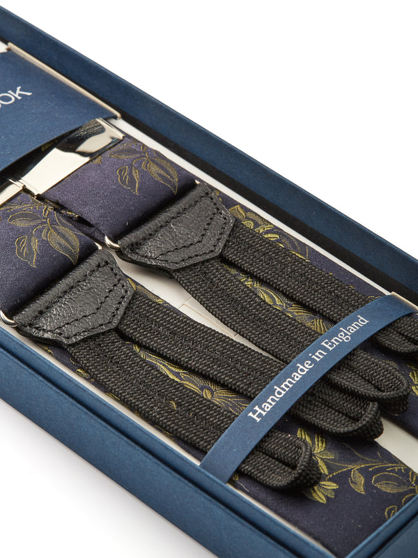 Olive Bourgainville Silk Braces