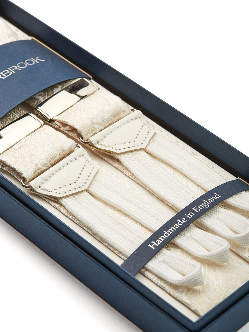 Ivory Albert Silk Braces